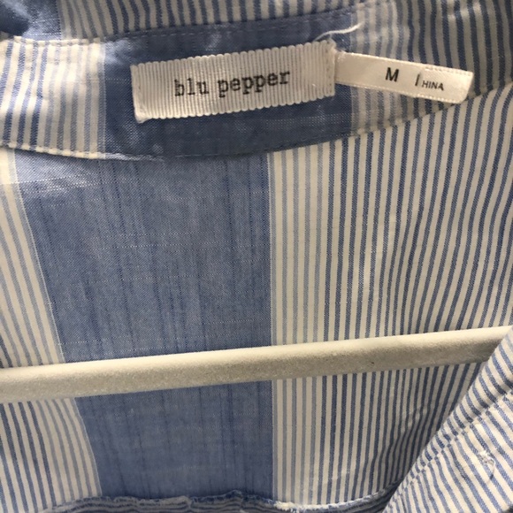 Light Blue Summer Button Down - Picture 1 of 7
